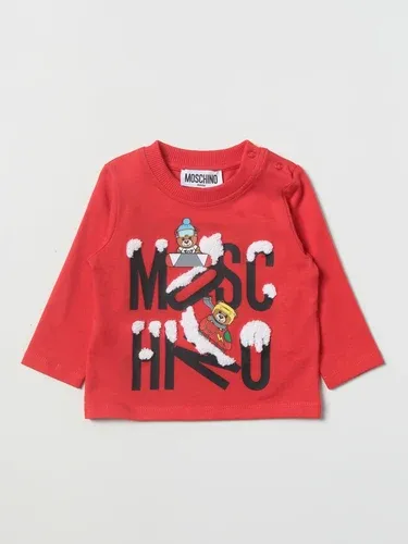 T-shirt Moschino Baby con stampa teddy neve (106329385)