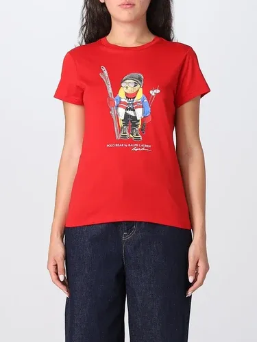 T-shirt Polo Ralph Lauren con stampa bear (106329504)