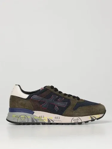 Sneakers Mick Premiata in camoscio e mesh (106376949)