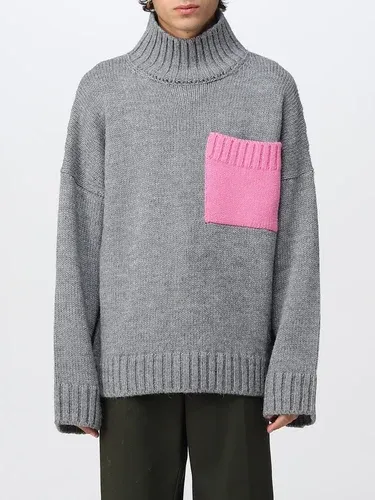 Pullover maxi Jw Anderson con tasca a toppa (106377503)