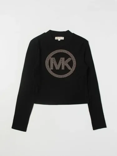 T-shirt Michael Michael Kors con logo MK di strass (106377598)