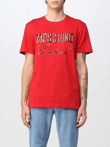 T-shirt Moschino Couture in cotone con logo (106536058)