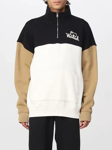 Felpa over Woolrich con logo (106377886)