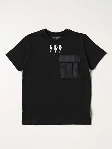 T-shirt Neil Barrett con stampa fulmini (106377863) T-shirt Neil Barrett con stampa fulmini (106377863)