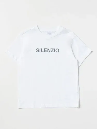 T-shirt Aspesi con stampa silenzio (106512281)