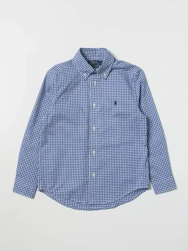 Camicia POLO RALPH LAUREN Bambino colore Blue (106378027)