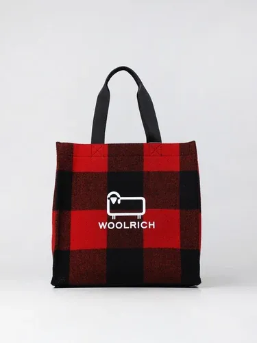 Borsa Woolrich in lana con motivo check (106378058)