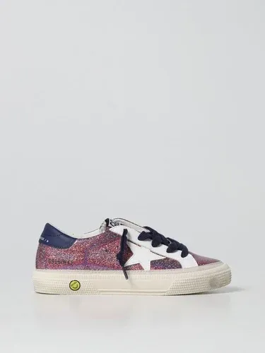 Sneakers May Golden Goose in pelle e glitter (106417839)