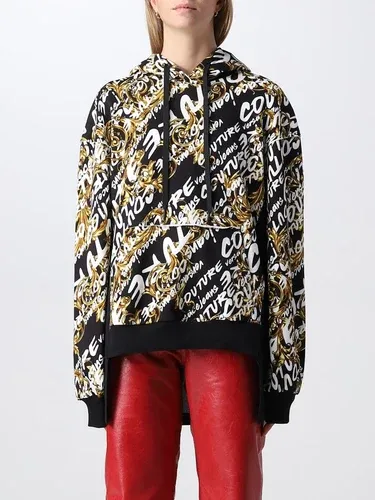 Felpa over Versace Jeans Couture con logo all-over (106417852) Felpa over Versace Jeans Couture con logo all-over (106417852)