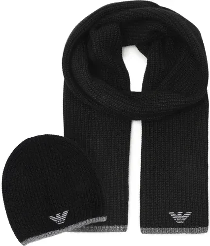 Emporio Armani Sciarpa+beretto con aggiunta di lana e cashmere (106490517) Emporio Armani Sciarpa+beretto con aggiunta di lana e cashmere (106490517)