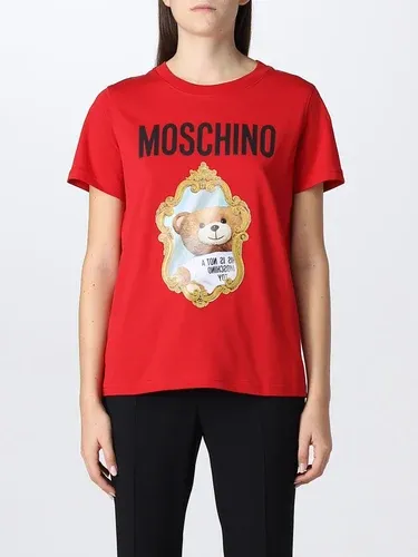 T-shirt Moschino Couture con stampa Teddy Specchio (106508632)