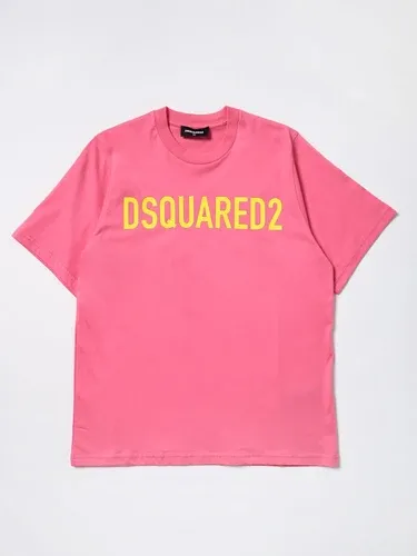 T-shirt Dsquared2 Junior con stampa logo (106508745)