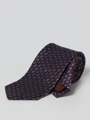 Cravatta Fiorio in seta con fiori ricamati jacquard (106508794) Cravatta Fiorio in seta con fiori ricamati jacquard (106508794)