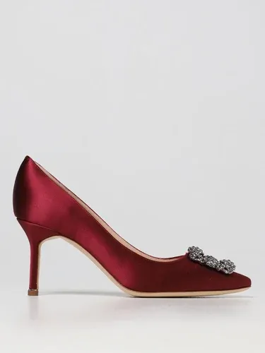 Décolleté Hangisi Manolo Blahnik in satin (106508833)