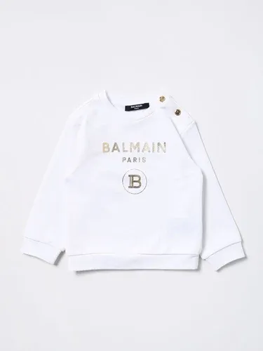 Felpa Balmain con logo laminato (106509002)