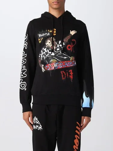 Felpa Disclaimer con big logo e stampe (106509323) Felpa Disclaimer con big logo e stampe (106509323)