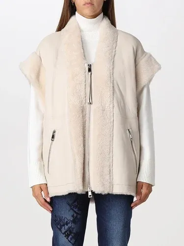 Gilet Dondup in nappa e shearling (106509367)