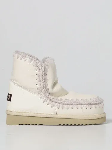 Stivaletto Eskimo 18 Mou in pelle laminata (106509396)