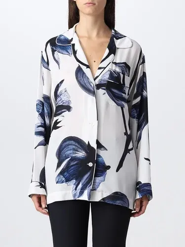 Camicia ALEXANDER MCQUEEN Donna colore Blue (106509762)