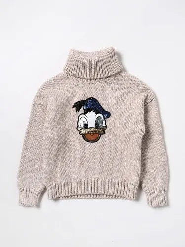 Maglia Paperino Monnalisa in lana alpaca (106510506) Maglia Paperino Monnalisa in lana alpaca (106510506)