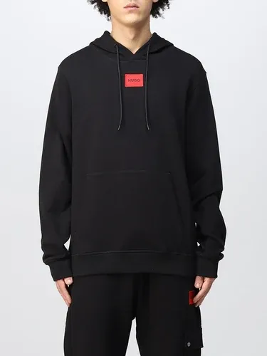 Felpa di cotone Hugo con logo (106511053)