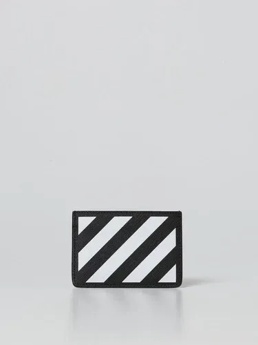 Portacarte di credito Off-White in pelle saffiano (106511475) Portacarte di credito Off-White in pelle saffiano (106511475)