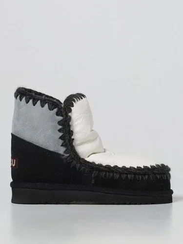 Stivaletto Eskimo 18 Mou in camoscio bicolor (106511494)