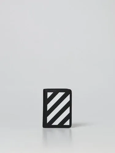 Portacarte di credito Off-White in pelle saffiano (106511587) Portacarte di credito Off-White in pelle saffiano (106511587)