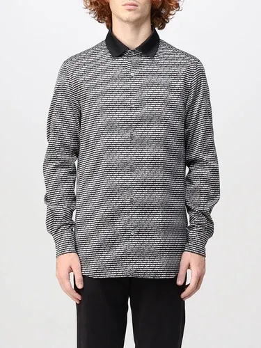 Camicia EMPORIO ARMANI Uomo colore Nero (106511593)