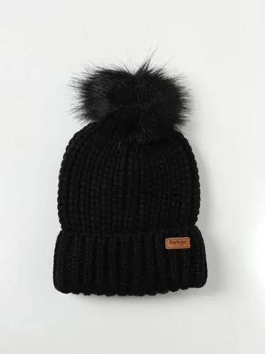 Cappello Barbour in maglia intrecciata con pompon (106511609)