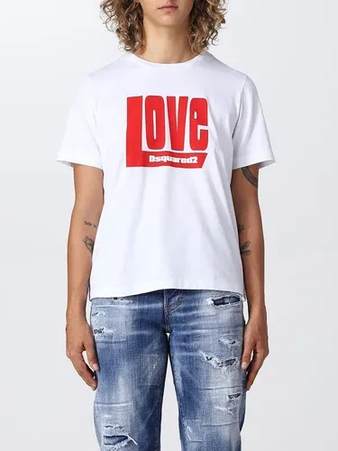 T-shirt Dsquared2 con stampa love (106512314)