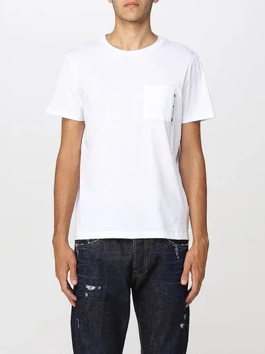 T-shirt basic Dondup con tasca a toppa (106512682)