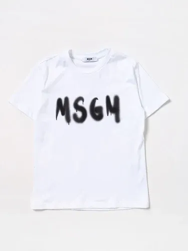 T-shirt Msgm Kids con stampa logo (106512661)