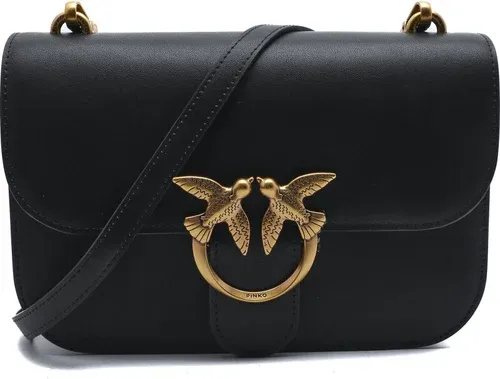 Pinko di pelle borsetta a tracolla love bell classic simply 2 cl (101342024) Pinko di pelle borsetta a tracolla love bell classic simply 2 cl (101342024)